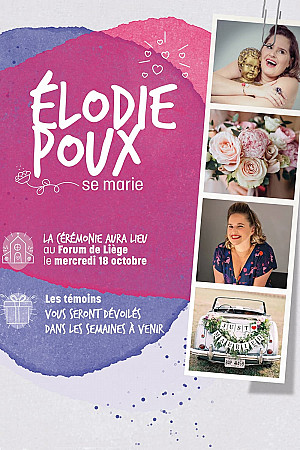 Élodie Poux se marie